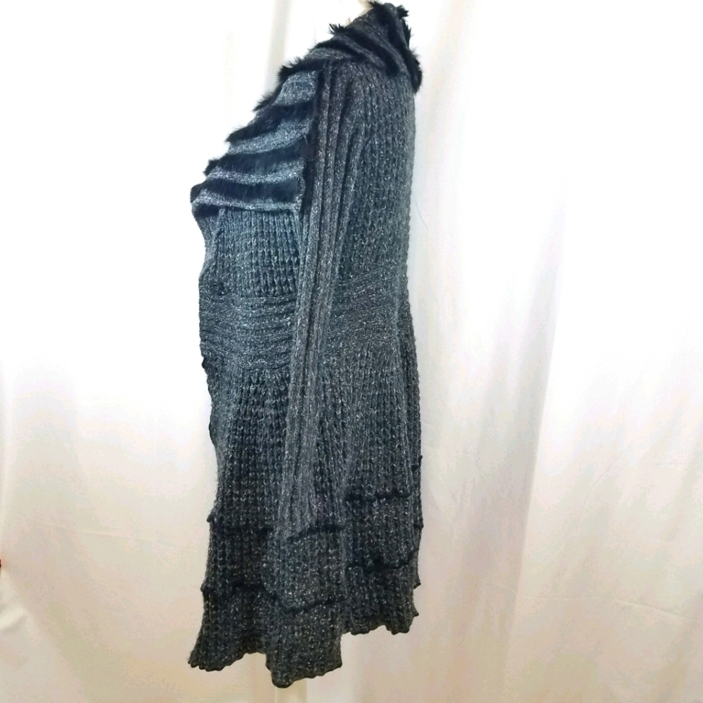 Sioni Mohair Long Cardigan M - Picture 3 of 14
